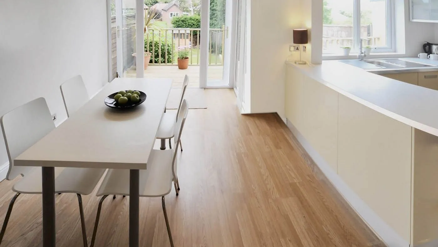 A clean dining room